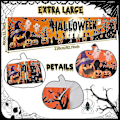Pikkukuva 2 / 5: Haussikyltti - Onnellinen Halloween - Oranssi ja Musta Koriste