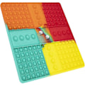 Miniatyrbild 1 av 5: Stort Pop Spel Fidget Leksaker, Jumbo Regnbåge Schackbräde Tryck Bubbla Popper Fidget Sensoriska Leksaker med 2 Tärningar, Jätte Stress Relief Fidget Leksaker att Leka Med