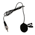 Miniatyrbillede 2 af 5: 3,5 mm Lavalier Revers Nål Clip-On Mikrofon Mic Til Sennheiser Sort