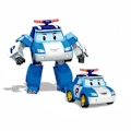 Pikkukuva 1 / 5: 6stks/ set 2023 Korea Speelgoed Polis Robocars Transformatie Robot Poli Roy Amber Anime Metal Toimintafiguuri Sarjakuva Lelu Autolapsi 2