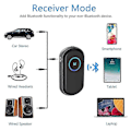 Miniatyrbillede 3 af 5: Bluetooth Adapter Bil Trådløs Aux Bluetooth Adapter 2 i 1 Sender / Modtager Adapter Med 3.5