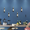 Pikkukuva 5 / 5: Viinipulloteline seinälle, 6 kpl viinipulloteline, metallinen viininäyttöteline viinisäilytykseen, seinäviiniteema Deco x
