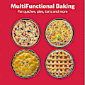 Miniatyrbild 5 av 5: Djup Pizzaplåt För Ugn | Pizzaplåt i Kolstål | Stor Pizzatallrik | 27cm Pizzapanna | Pizzaplattor För Ugn Non Stick | Pizzastål För Ugn 2