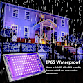 Miniatyrbillede 5 af 5: 2 stk. 100W UV LED Floodlight Sort Lys IP65 Vandafvisende, Ultraviolet LED Lampe, Effektbelysning Til Akvarium, Fest, Neonmaling, Fluorescerende Poster