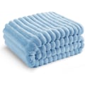 Miniatyrbilde 1 av 5: Fleece Twin-pledd for sofa – Supermyke og koselige pledd for kvinner, søtt lite pledd for jenter, 152 x 203 cm