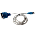 Miniatyrbillede 2 af 3: USB til Parallel IEEE 1284 Printer Adapter Kabel PC (Tilslut din gamle parallelprinter til en USB-port) Som vist SZRH