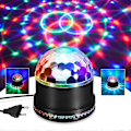 Miniatyrbilde 1 av 5: Diskokule LED Diskokule, RGB Diskolys, Partylys, Musikkstyrt
