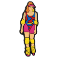 Miniatyrbild 1 av 5: 1st Barbie Doll Series Croc Berlocker Designer For Girl Sko Berlocker Croc Tillbehör För Classic Clog Barn Present Hot Rea LAN29-32
