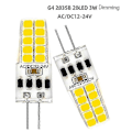 Miniatyrbilde 3 av 5: 10 stk. G4 LED-pære AC/DC12V-24V 3W LED G4 Lys 20LED 360 Strålevinkel Lys 2835smd Erstatter 30W Halog XC-YuJia