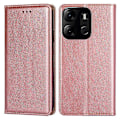 Miniatyrbild 1 av 5: Kompatibelt för Tecno Spark Go 2023 4G PU Läder Ställ Plånboksfodral Magnetiskt Stötsäkert Telefonskal PinkGold