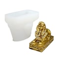 Miniatyrbillede 2 af 5: Egyptisk Sfinks Form Epoxy Resin Støbning Silikoneform DIY Håndværk Hjemme Ornament
