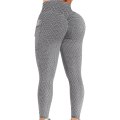 Pikkukuva 1 / 5: Tflycq Naisten Stretch Jooga Leggingsit Fitness Juoksu Kuntosali Urheilu täyspitkät aktiivihousut Gray XXL