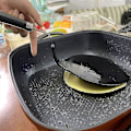 Miniatyrbillede 5 af 5: Premium Chef Series Rund Fleksibel Stor Spatel Pandekagespatel, Pandekagevender, Ægge-vender og Omeletspatel - Varmebestandig Sort