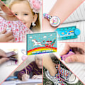 Miniatyrbild 4 av 4: Unicorn Advent Calendar For Girl 2023 jul, 24 dagars nyheter presenter, Unicorn brevpapper, tillbehör, smycken, Countdown Days Style 1