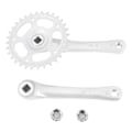 Miniatyrbillede 1 af 5: Cykel Kranksæt Cykel Kædehjul Pedaler 32t Krank 165mm Single Speed Cykel Kædehjul