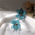 Miniatyrbilde 3 av 5: Heyone Mote Bohemske Akryl Store Blomster Øredobber Matte Blomster Dingle Øredobber med Gull Blomsterknopp for Kvinner Jenter Mamma Kjæreste og Venner