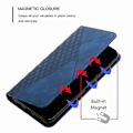 Miniatyrbillede 5 af 5: Kompatibel til Samsung Galaxy A36 5G Telefon Cover Præget PU Læder Wallet Stand Case Azure