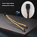 Pikkukuva 2 / 5: Pcie 8 Pin - 2 X 8 Pin (6+2) Pci -sovitinvirtajohto Pcie Y -jakajajohdon jatkojohto 8 tuumaa (4