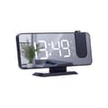 LED Digital Smart Väckarklocka 180° Tidsprojektionsklocka med Snooze Väckningsfunktion Skrivbordsdeko