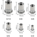 Miniatyrbillede 2 af 4: Sæt med 165 rustfri stål nitter M3 M4 M5 M6 M8 M10