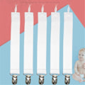 Miniatyrbillede 5 af 5: Tekstil Clip-on Madkvalitet Sublimering Blankt Universal Baby med Clip, 30 stk