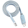 Miniatyrbillede 3 af 4: USB RJ45 Cisco Console Kabel 6ft FTDI Windows 8, 7, Vista, MAC, Linux RS232