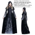 Pikkukuva 5 / 5: Nopea toimitus Real Shot Halloween vampyyriasu Pariskunnalle Kuolemanviitta Demonin pukuhahmon vaatteet Style 7 Xl