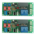 Miniatyrbild 1 av 5: 2st Dubbel Tid Justerbar Fördröjning Timing Relä Repetera På Av Stänga Loop Timer Modul Ac 100v 110v 24