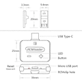 Miniatyrbilde 5 av 5: V5 RCM Loader Auto Clip Jig Verktøy for Switch NS Konsoll med USB Kabel Innebygd Program