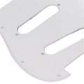 Miniatyrbillede 2 af 4: PVC Guitar Pickguard 11 Monteringshuller Ridsefast Plade SSS Guard Plade Udskiftning til Strat ST Style