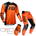 Pikkukuva 5 / 5: 2022 Dirt MoFox MTB Jersey-housut Varusteet MX Combo Moottoripyörä Asuste Motocross Kilpailu Enduro Puku Miehet Off-road Moto Hanskat Sarjat Gray MJersey 32 pants
