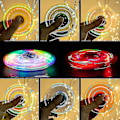Miniatyrbillede 3 af 5: Lys Fidget Spinner, Lys Fidget Finger Legetøj Hånd Spinner - Stressreduktion og Angstlindring Hånd Spinner til Børn - ZZY