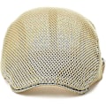 Miniatyrbild 3 av 5: Herr Andningsbar Mesh Sommarhatt Justerbar Newsboy Basker Ivy Flat Cap