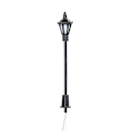 Miniatyrbillede 1 af 5: 20 stk. Hvide Model Gadelamper Layout Lygtepæl Jernbane Tog Have Legeplads Landskab LED Lampe Belysning 1:150 Skala 65mm