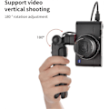 Miniatyrbild 4 av 5: Lättviktigt Portabelt Fjärrkontroll Mini Stativ Handhållet Fotograferingsgrepp för Sony ZV1 RX100 VII M1 M2 M3 M4 M5 M6 M7 A6000 A6100 A6300 A6400 A6500 A6600