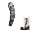 2 st Mode Tatuering Ärmar Sommar Solskydd Cykel Armhandskar Isiga Ärmar