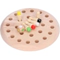 Miniatyrbild 1 av 5: Minnesmatch Schackspel i Trä Förbättrar Förmågan Roligt Interaktivt Tidig Utbildning Block Brädspel Lämpligt för Pojkar och Flickor