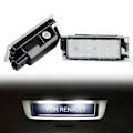 Miniatyrbild 1 av 5: 2 st LED-registreringsskyltslampor Canbus Bil LED Nummer Renault Twingo II Clio IV Laguna 2 Megane 3 Twingo Master Vel Satis Billampor
