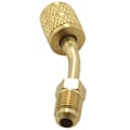 Miniatyrbillede 5 af 5: 4 Pak R410a Adapter Opladnings Vakuumport Adapter Messing Konverter Med Fingerbøl 5/16 Tommer Sae Hun (haoyi)