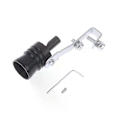 Miniatyrbillede 4 af 5: 1 stk. Sort Lydsimulator Bil Turbo Fløjte Udstødningsrør Lyddæmper Blow Off Universal Bil Styling Tuning Lyddæmpere Instrumenter