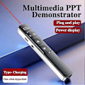 Miniatyrbild 2 av 5: 2.4Ghz Trådlös Presentatör Fjärrkontroll PPT Sidvändare USB Infraröd Presentatör Penna för Projektor Powerpoint Slide