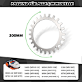 Miniatyrbild 4 av 5: 2 X Premium Rostfria Spikar För Worx S/m Modell, 2x Rostfria Skruvspikar Traction Enhancer, Robotgräsklippare Hjulstorlek 205mm
