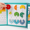 Miniatyrbillede 1 af 4: Flerfarvet Fraktionslæring Matematik Pædagogisk Legetøj Aritmetik Regnbue Intelligens Udviklingsforsyninger Til Børn