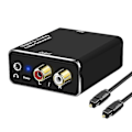 Miniatyrbilde 1 av 5: Digital til Analog Lydkonverter, dac Digital Spdif Optisk til Analog L/r Rca & 3.5mm Aux Stereo Au
