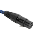 Miniatyrbillede 3 af 4: XLR Han til Hun Kabel Strækmodstandstråd til Frekvensmixer DMX Scene Lampe SoundXLR Han til Hun 3 m / 9.8ft