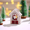 Miniatyrbild 3 av 5: Julnedräkning Skrivbordskalender Trä adventskalendernummer Datumblock Datumkalenderblock till byrå Farmhouse Holiday Red