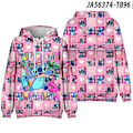 Pikkukuva 1 / 3: Lapset Pojat Tytöt Lilo & Stitch -huppari pitkähihainen huppari Topit Lahjat style 11 130