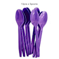 Pikkukuva 1 / 5: Elokuva Keskiviikko Addamsin syntymäpäiväjuhlien koristelu Banneri Ilmapallo Astiasto Juhlatapahtumatarvikkeet Kodinsisustuskupit tausta 10pcs spoons4