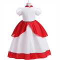 Miniatyrbild 2 av 4: Super Mario Princess Peach Kostym Klänning Party Halloween Fancy Dress Present 3-4 Years
