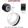 Miniatyrbilde 2 av 5: 500 stk. Silikon Micro Ringer For I Tip Hårextensions 4mm Micro Nano Perler Micro Lenker Hårperler (svart)